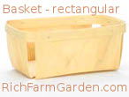 Fruit and Vegetable Basket rectangular