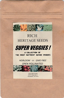 rich farm garden super veggies seed collection